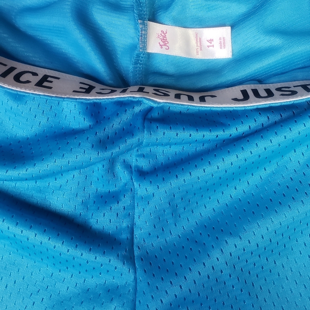 Justice shorts size 14